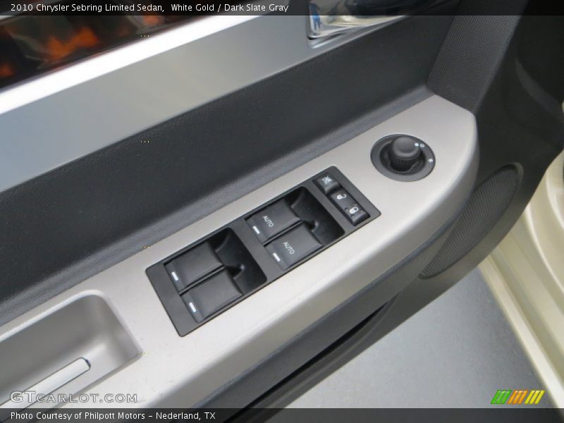 White Gold / Dark Slate Gray 2010 Chrysler Sebring Limited Sedan