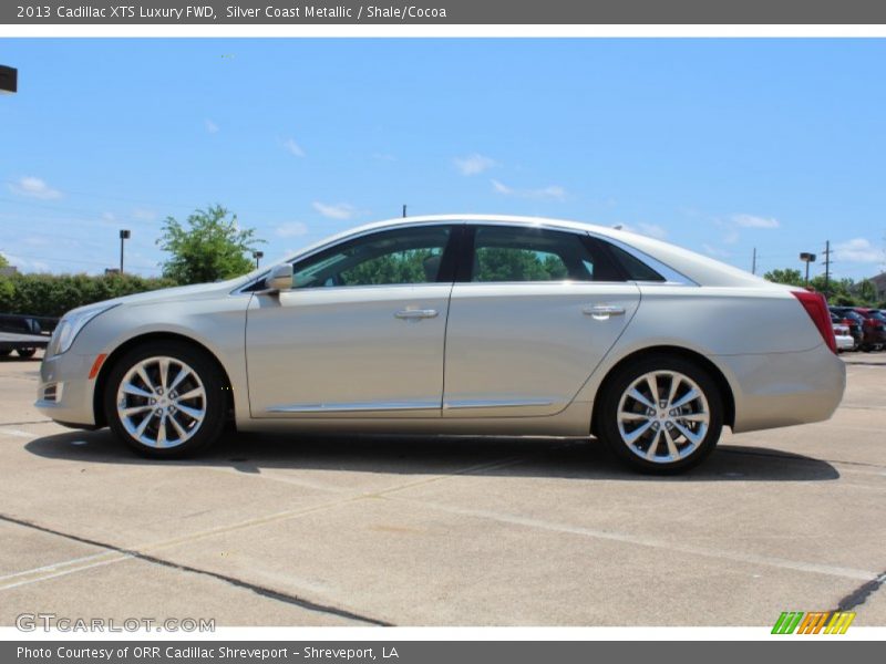 Silver Coast Metallic / Shale/Cocoa 2013 Cadillac XTS Luxury FWD
