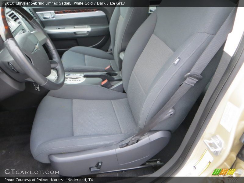 White Gold / Dark Slate Gray 2010 Chrysler Sebring Limited Sedan