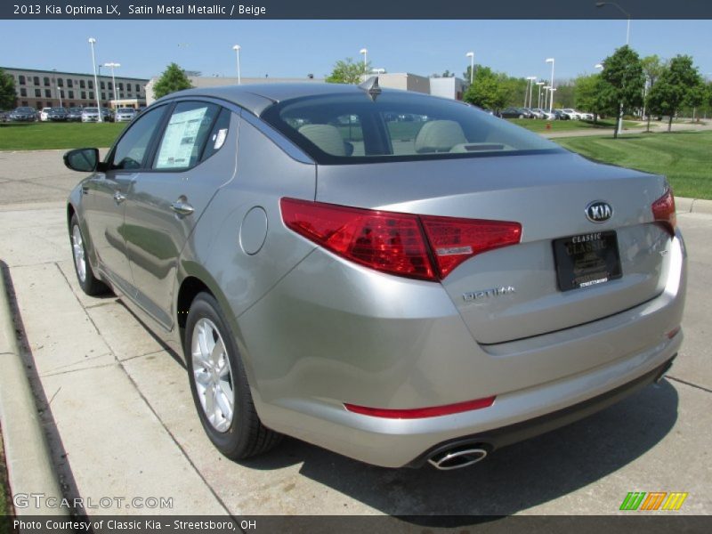 Satin Metal Metallic / Beige 2013 Kia Optima LX
