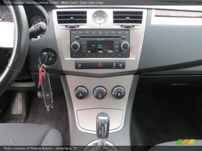 White Gold / Dark Slate Gray 2010 Chrysler Sebring Limited Sedan