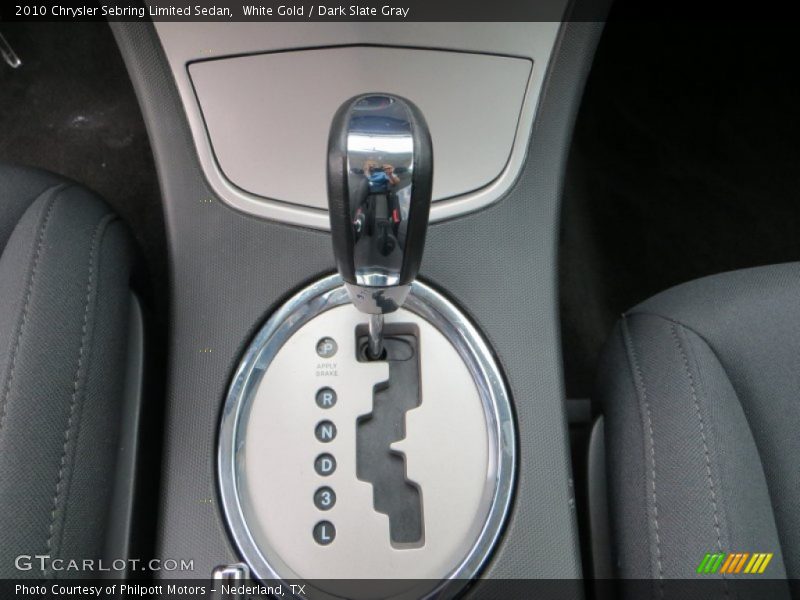 White Gold / Dark Slate Gray 2010 Chrysler Sebring Limited Sedan