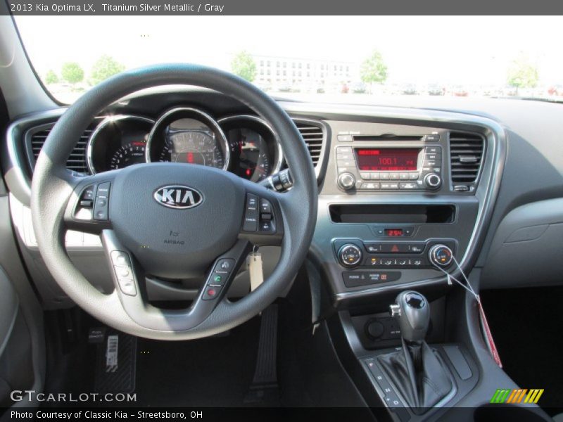 Titanium Silver Metallic / Gray 2013 Kia Optima LX