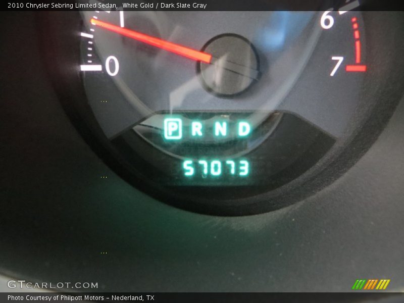 White Gold / Dark Slate Gray 2010 Chrysler Sebring Limited Sedan