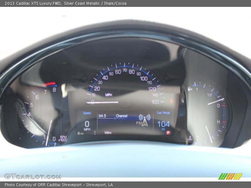 Silver Coast Metallic / Shale/Cocoa 2013 Cadillac XTS Luxury FWD