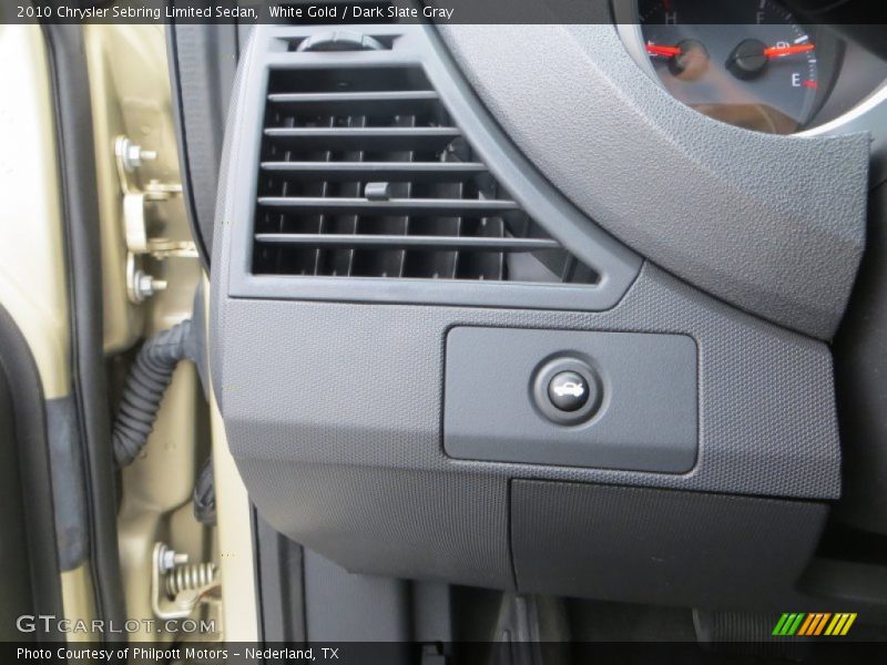 White Gold / Dark Slate Gray 2010 Chrysler Sebring Limited Sedan