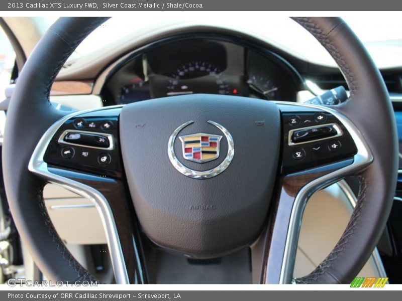 Silver Coast Metallic / Shale/Cocoa 2013 Cadillac XTS Luxury FWD