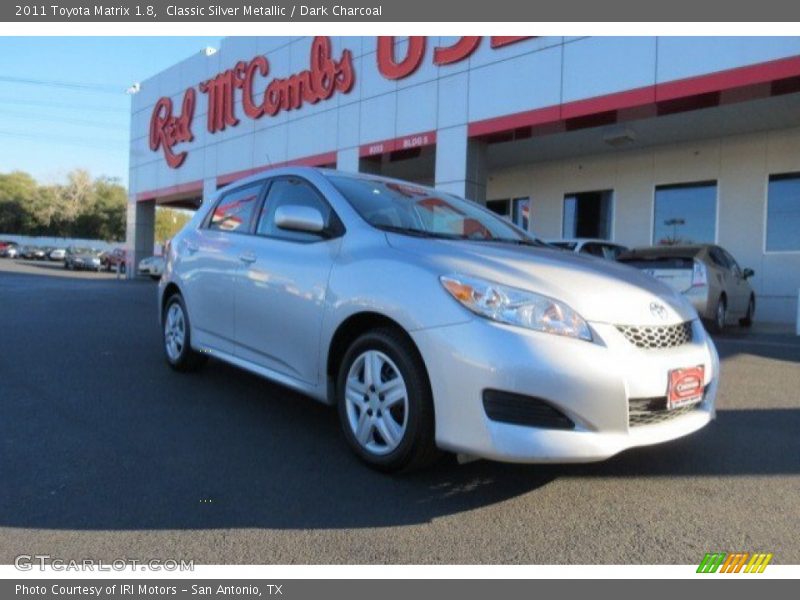 Classic Silver Metallic / Dark Charcoal 2011 Toyota Matrix 1.8
