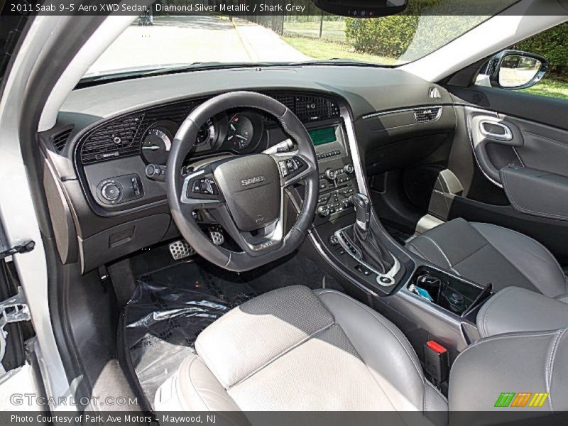  2011 9-5 Aero XWD Sedan Shark Grey Interior