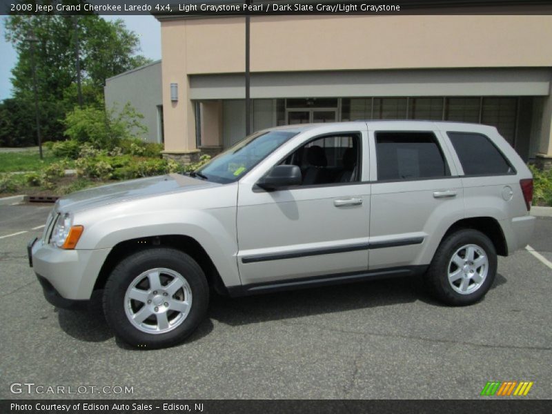 Light Graystone Pearl / Dark Slate Gray/Light Graystone 2008 Jeep Grand Cherokee Laredo 4x4