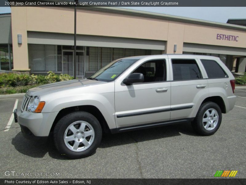 Light Graystone Pearl / Dark Slate Gray/Light Graystone 2008 Jeep Grand Cherokee Laredo 4x4