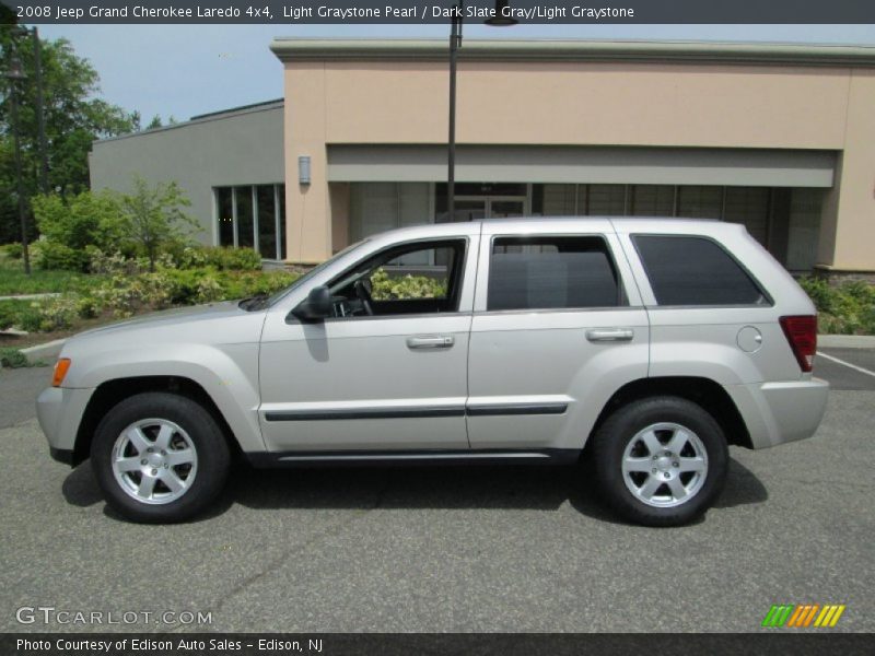 Light Graystone Pearl / Dark Slate Gray/Light Graystone 2008 Jeep Grand Cherokee Laredo 4x4