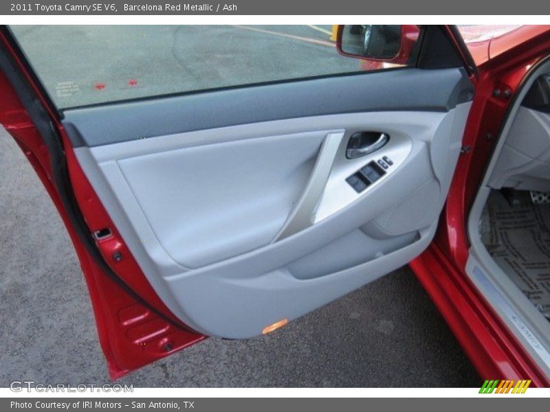 Barcelona Red Metallic / Ash 2011 Toyota Camry SE V6
