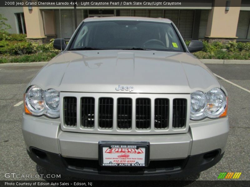 Light Graystone Pearl / Dark Slate Gray/Light Graystone 2008 Jeep Grand Cherokee Laredo 4x4