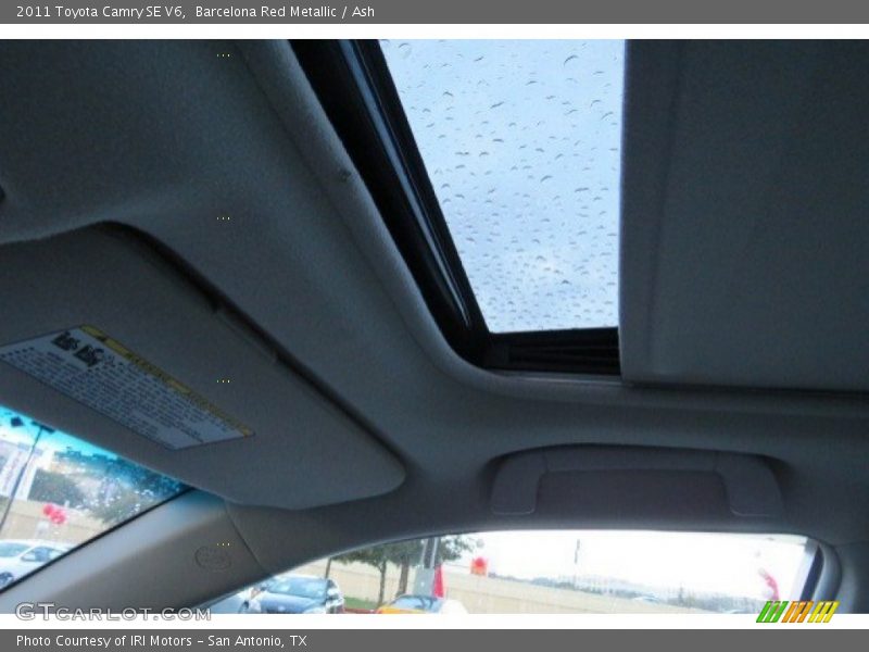 Barcelona Red Metallic / Ash 2011 Toyota Camry SE V6
