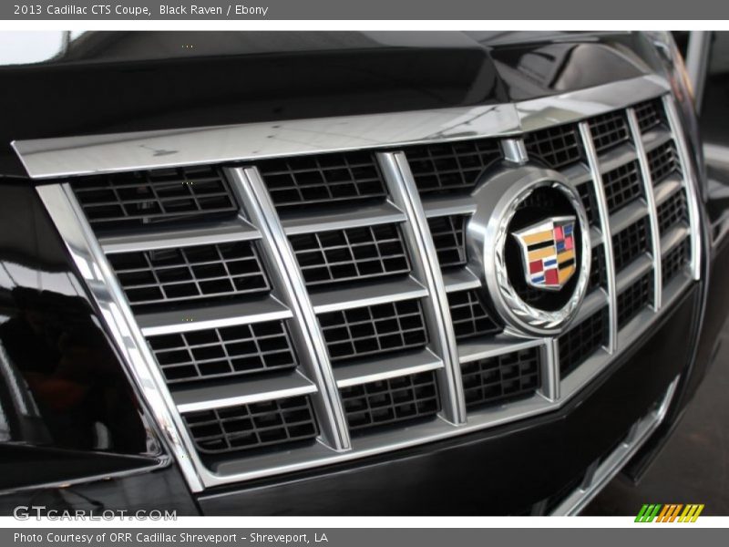 Black Raven / Ebony 2013 Cadillac CTS Coupe