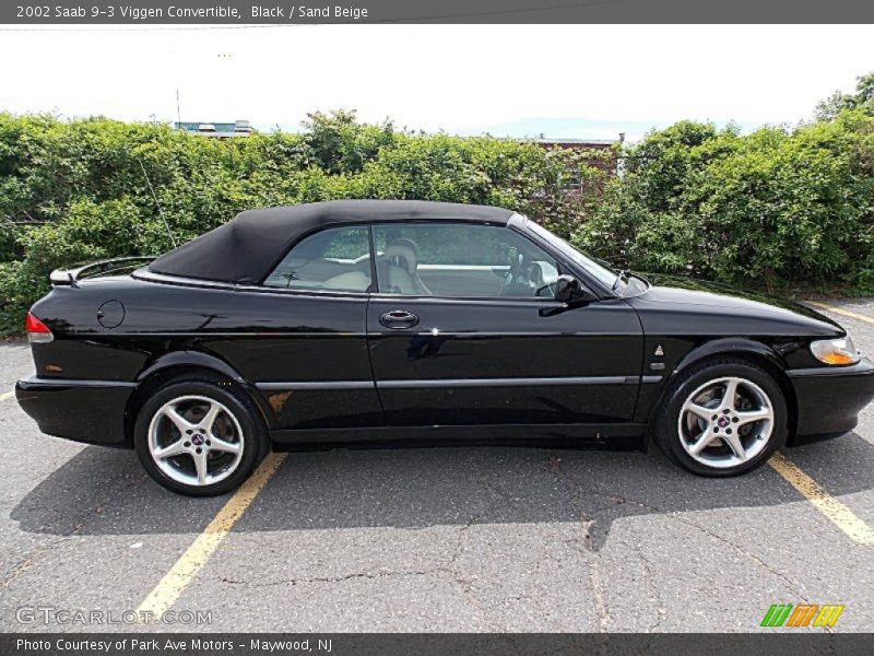 Black / Sand Beige 2002 Saab 9-3 Viggen Convertible