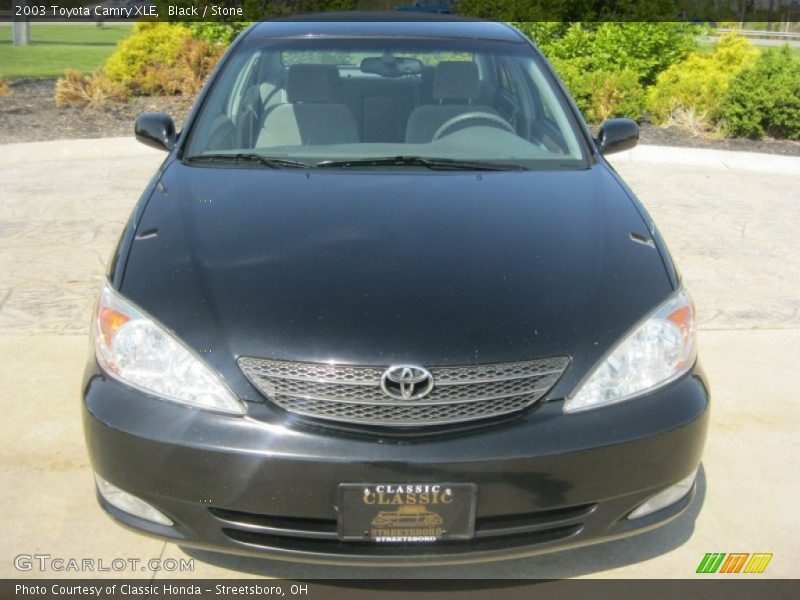 Black / Stone 2003 Toyota Camry XLE
