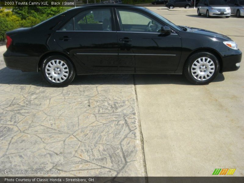 Black / Stone 2003 Toyota Camry XLE