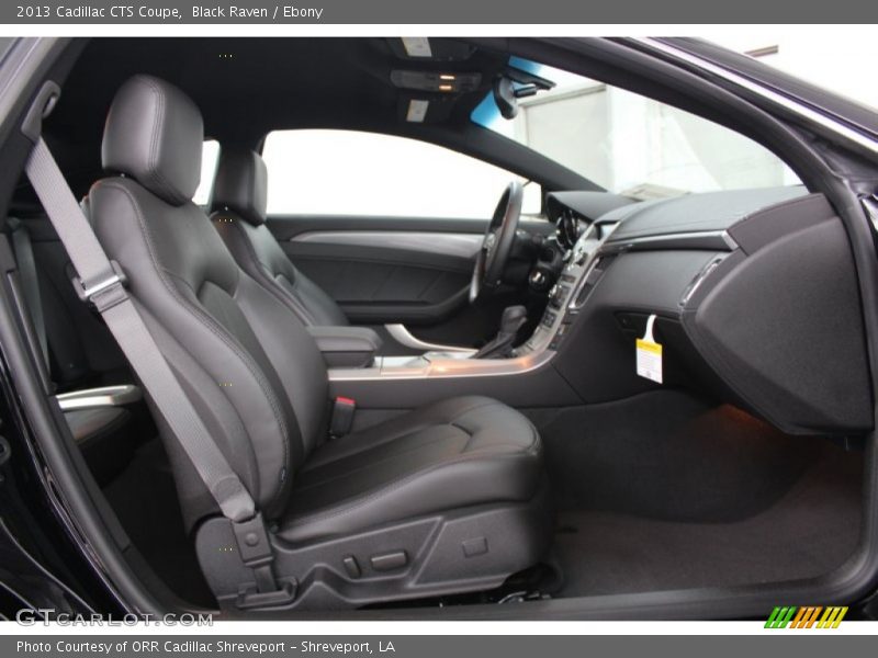  2013 CTS Coupe Ebony Interior