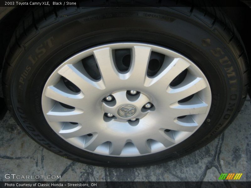 Black / Stone 2003 Toyota Camry XLE