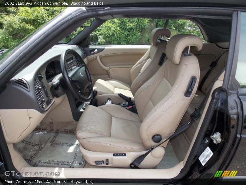 Front Seat of 2002 9-3 Viggen Convertible