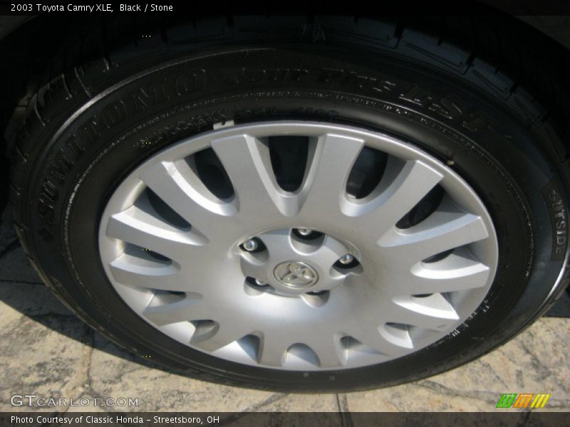 Black / Stone 2003 Toyota Camry XLE