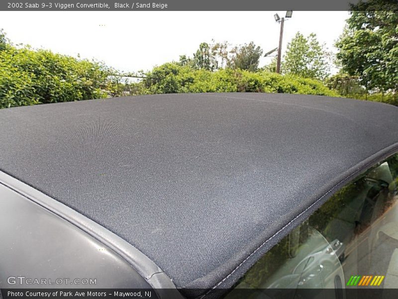 Black / Sand Beige 2002 Saab 9-3 Viggen Convertible