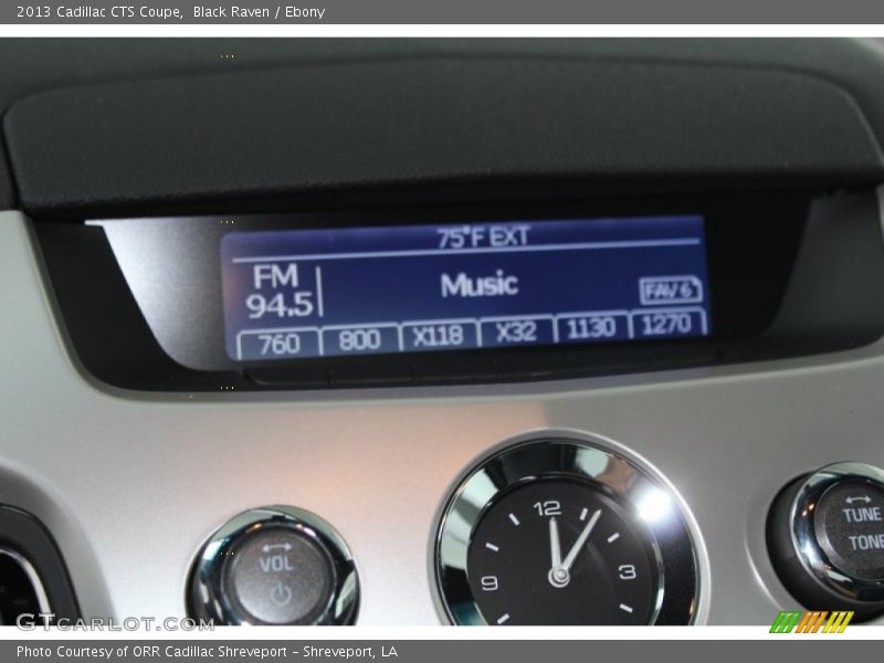 Black Raven / Ebony 2013 Cadillac CTS Coupe