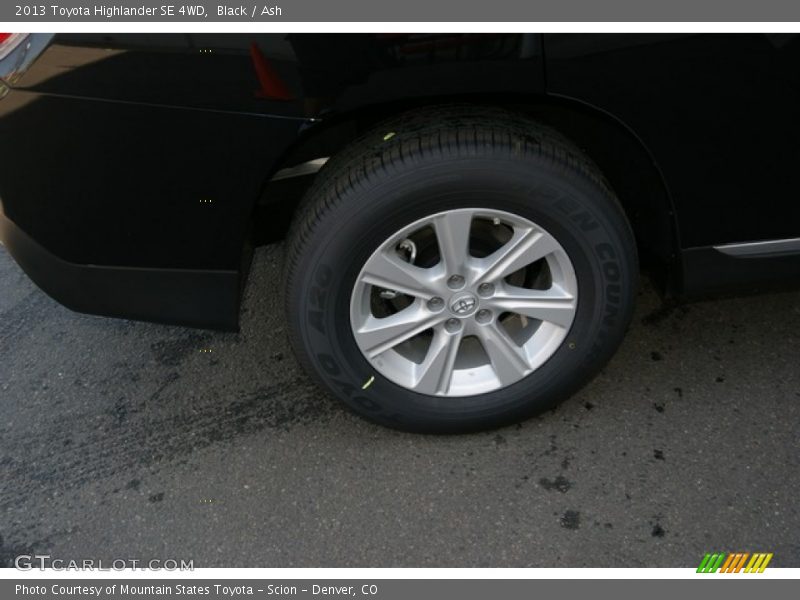 Black / Ash 2013 Toyota Highlander SE 4WD