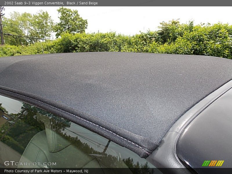 Black / Sand Beige 2002 Saab 9-3 Viggen Convertible