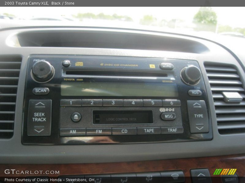 Black / Stone 2003 Toyota Camry XLE
