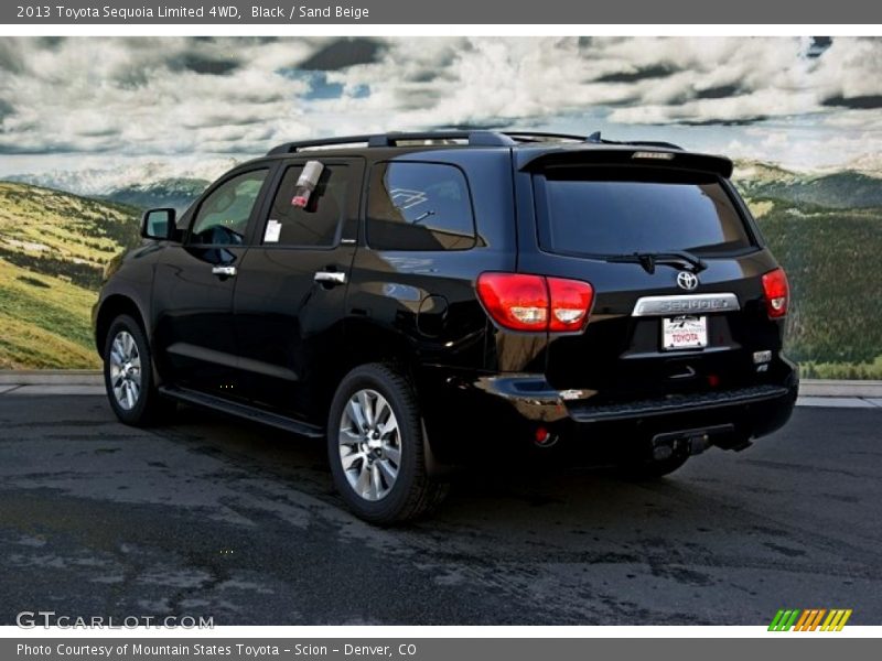 Black / Sand Beige 2013 Toyota Sequoia Limited 4WD