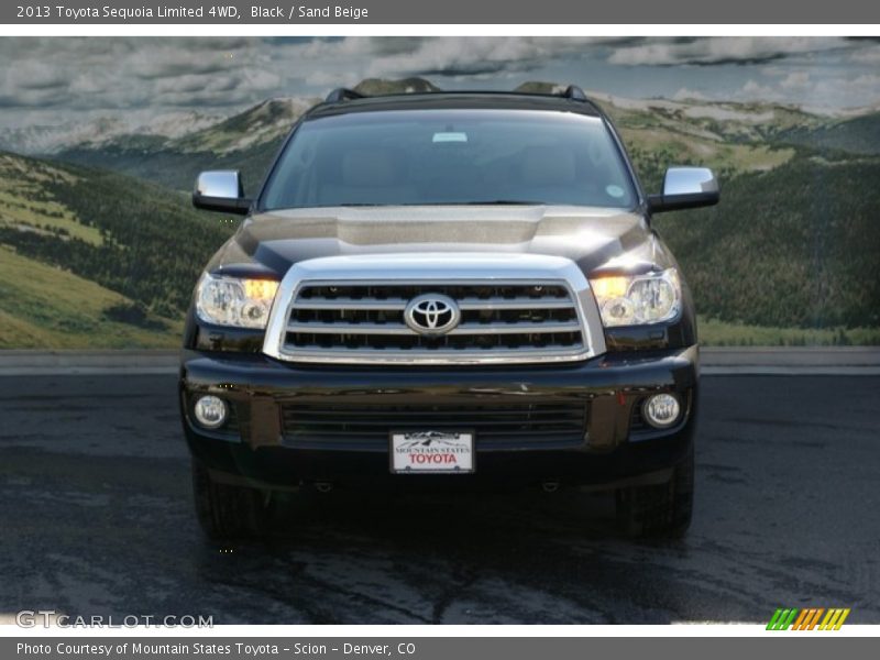 Black / Sand Beige 2013 Toyota Sequoia Limited 4WD