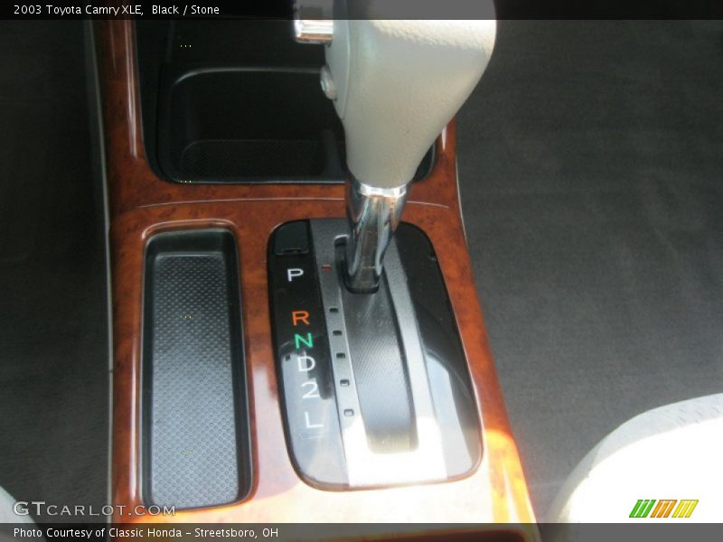 Black / Stone 2003 Toyota Camry XLE