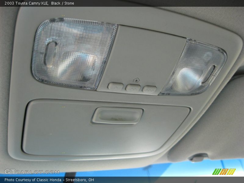 Black / Stone 2003 Toyota Camry XLE