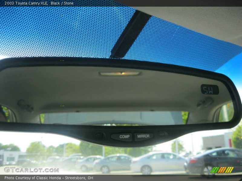 Black / Stone 2003 Toyota Camry XLE