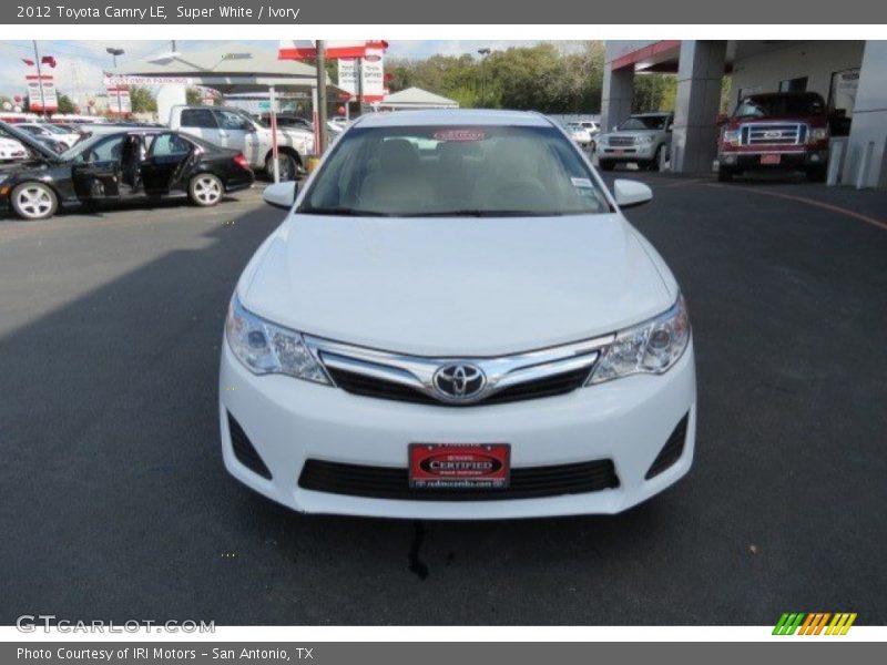 Super White / Ivory 2012 Toyota Camry LE