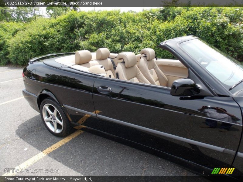 Black / Sand Beige 2002 Saab 9-3 Viggen Convertible