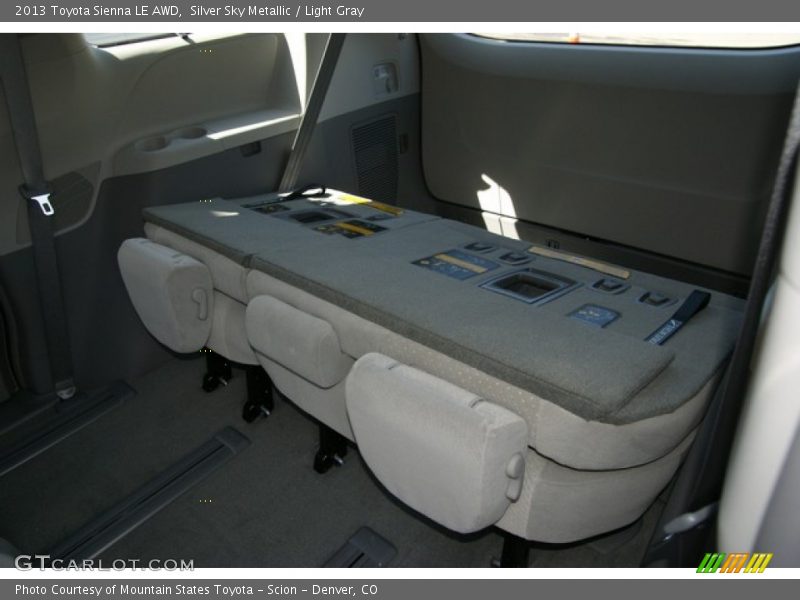 Silver Sky Metallic / Light Gray 2013 Toyota Sienna LE AWD