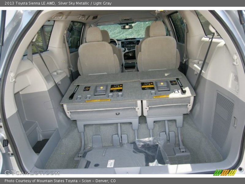 Silver Sky Metallic / Light Gray 2013 Toyota Sienna LE AWD
