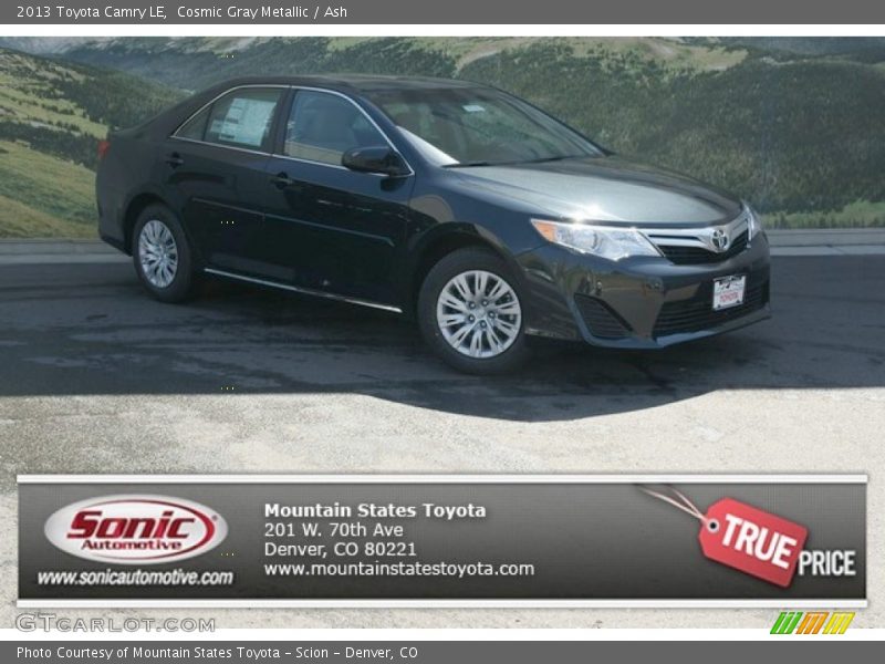 Cosmic Gray Metallic / Ash 2013 Toyota Camry LE