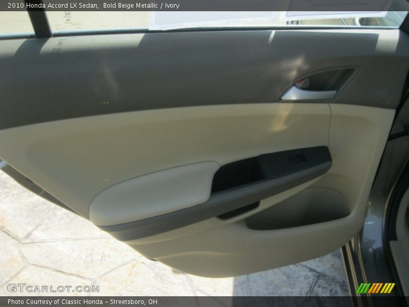 Bold Beige Metallic / Ivory 2010 Honda Accord LX Sedan