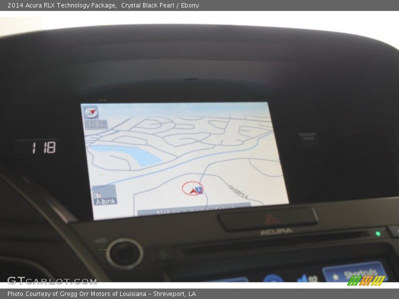 Navigation of 2014 RLX Technology Package