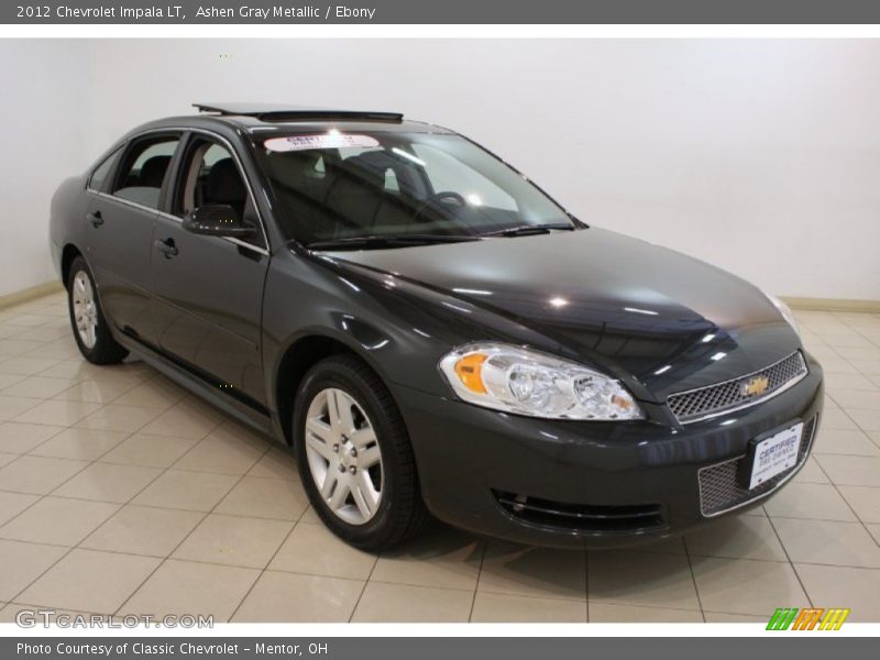 Ashen Gray Metallic / Ebony 2012 Chevrolet Impala LT