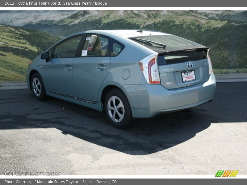 Sea Glass Pearl / Bisque 2013 Toyota Prius Four Hybrid