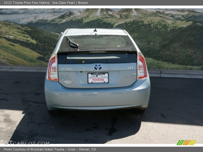 Sea Glass Pearl / Bisque 2013 Toyota Prius Four Hybrid