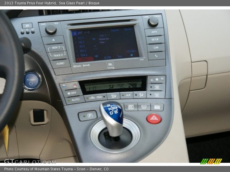 Sea Glass Pearl / Bisque 2013 Toyota Prius Four Hybrid