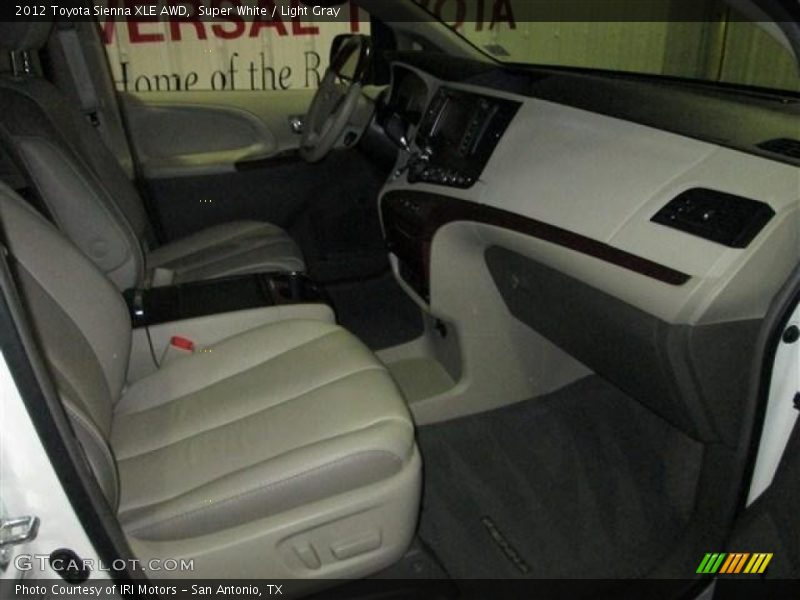Super White / Light Gray 2012 Toyota Sienna XLE AWD
