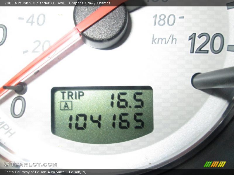 Graphite Gray / Charcoal 2005 Mitsubishi Outlander XLS AWD